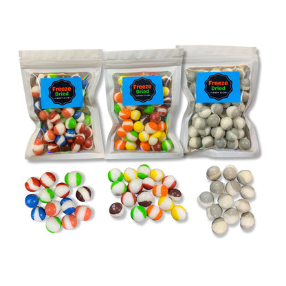 Freeze Dried Skittles - Crunchy, Fruity & Delicious! 3 Flavor Options! - Freeze Dried Candy Club